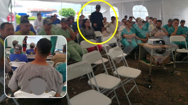 Imagem 2. Exceções com a equipe de manutenção e o gerente no código de cores