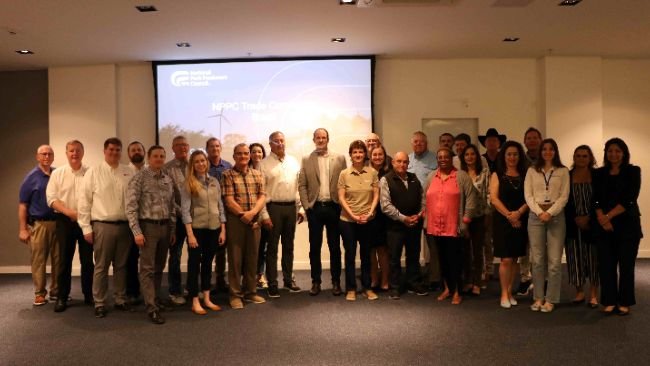 Comitiva com mais de 20 produtores norte-americanos de carne suína, da National Pork Producers Council (Foto: MB Comunicação).