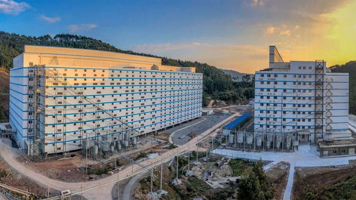 Foto 8: Distribui&ccedil;&atilde;o de ra&ccedil;&atilde;o a partir da base para cada um dos pisos
