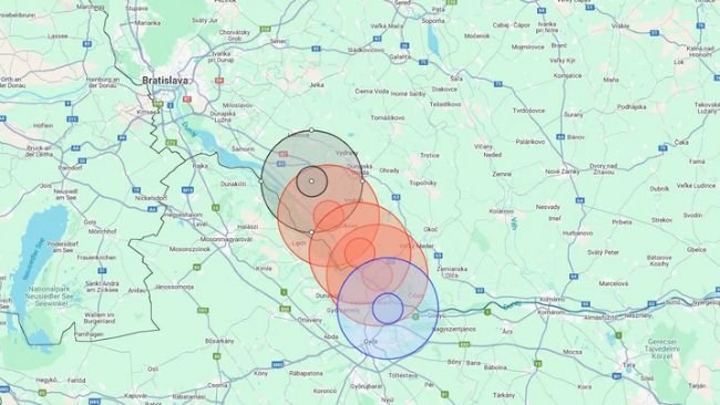 Focos de fiebre aftosa confirmados en Eslovaquia actualizados a fecha 25/03/2025.