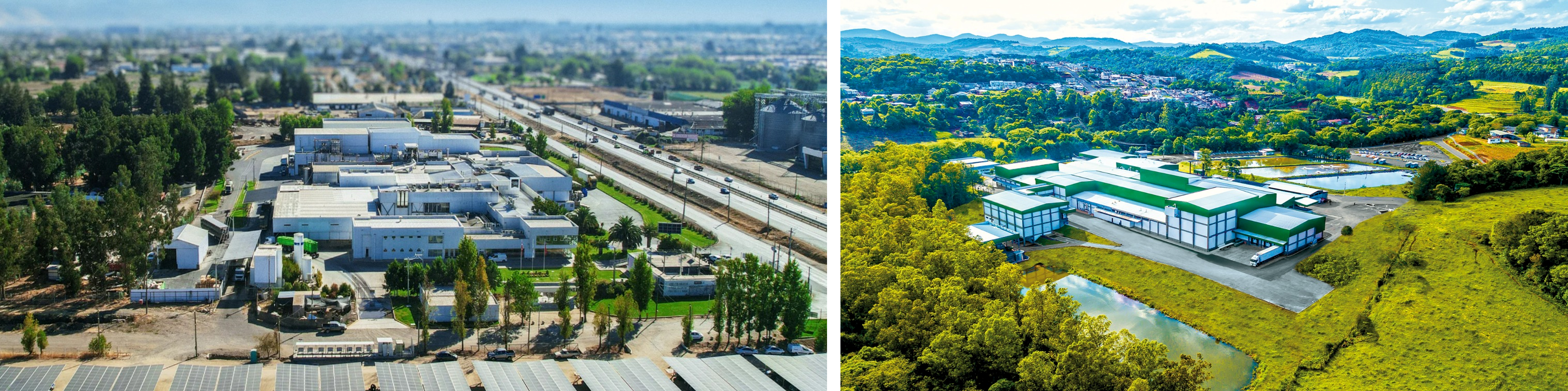 Esquerda: Empresa Chilena Coexca S.A; Direita: Master Unidade Cetrevi Videira
