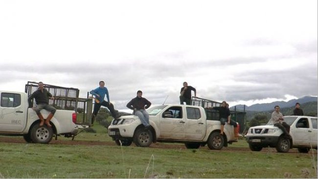 Foto 2. A colocação de armadilhas de caixas ou parques armadilha é uma opção para atuar no controle dos javalis, essencialmente em áreas não cinegéticas, mas elas são caras e nem sempre eficientes.
