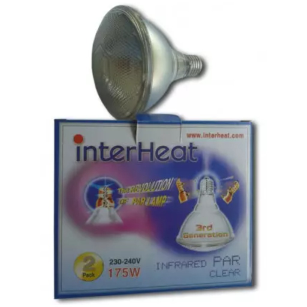 Ampoule PAR blanche Interheat 175 W, 2 pièces
