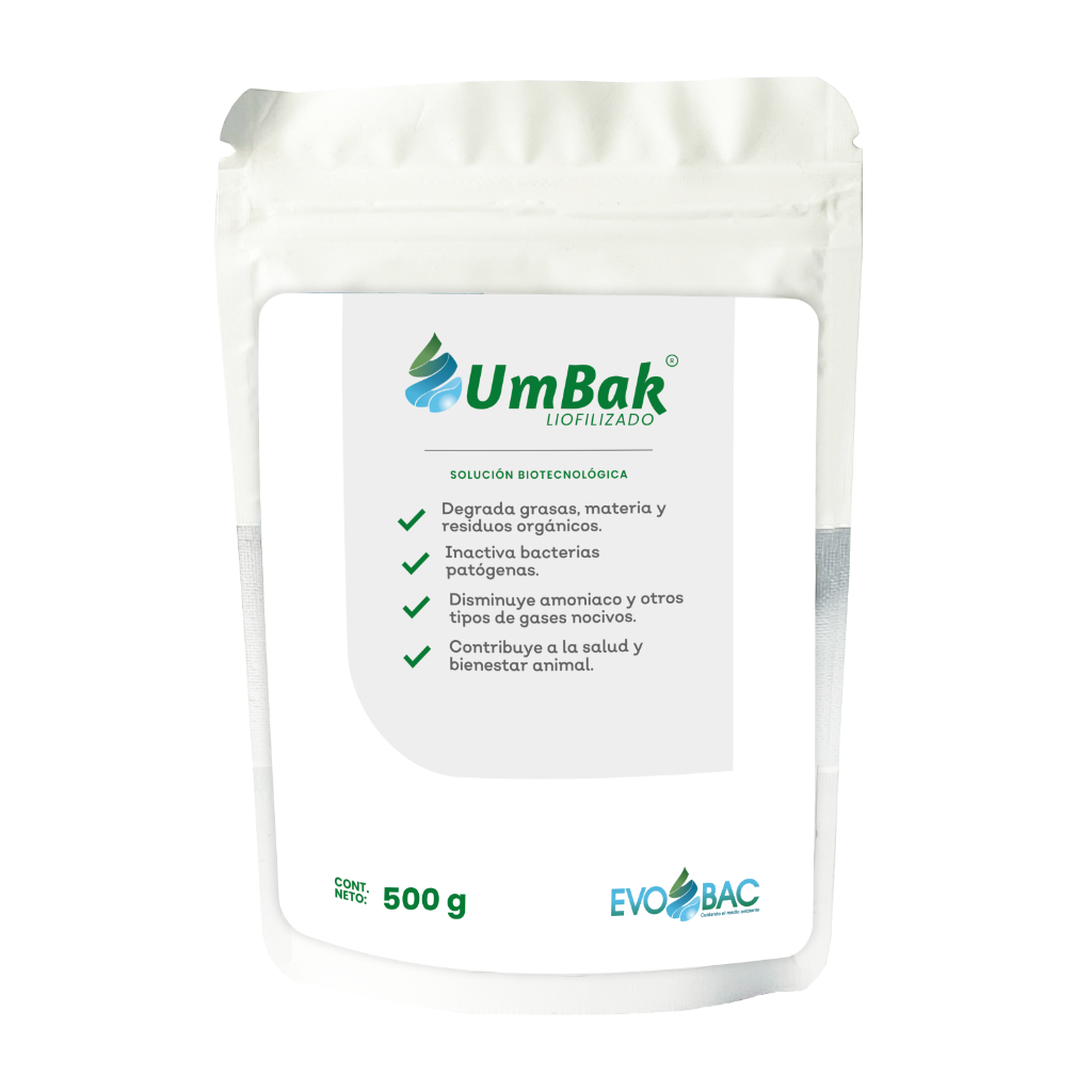 Disminución de amoníaco en granjas: UmBak®