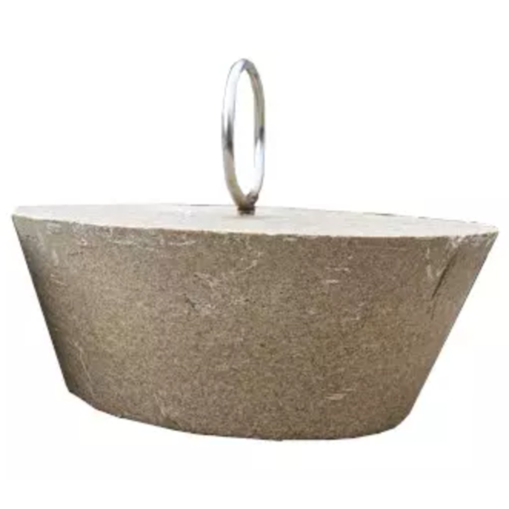 Bouchon conique pour fosse à lisier. Polymère, Ø 220 x 90 mm.