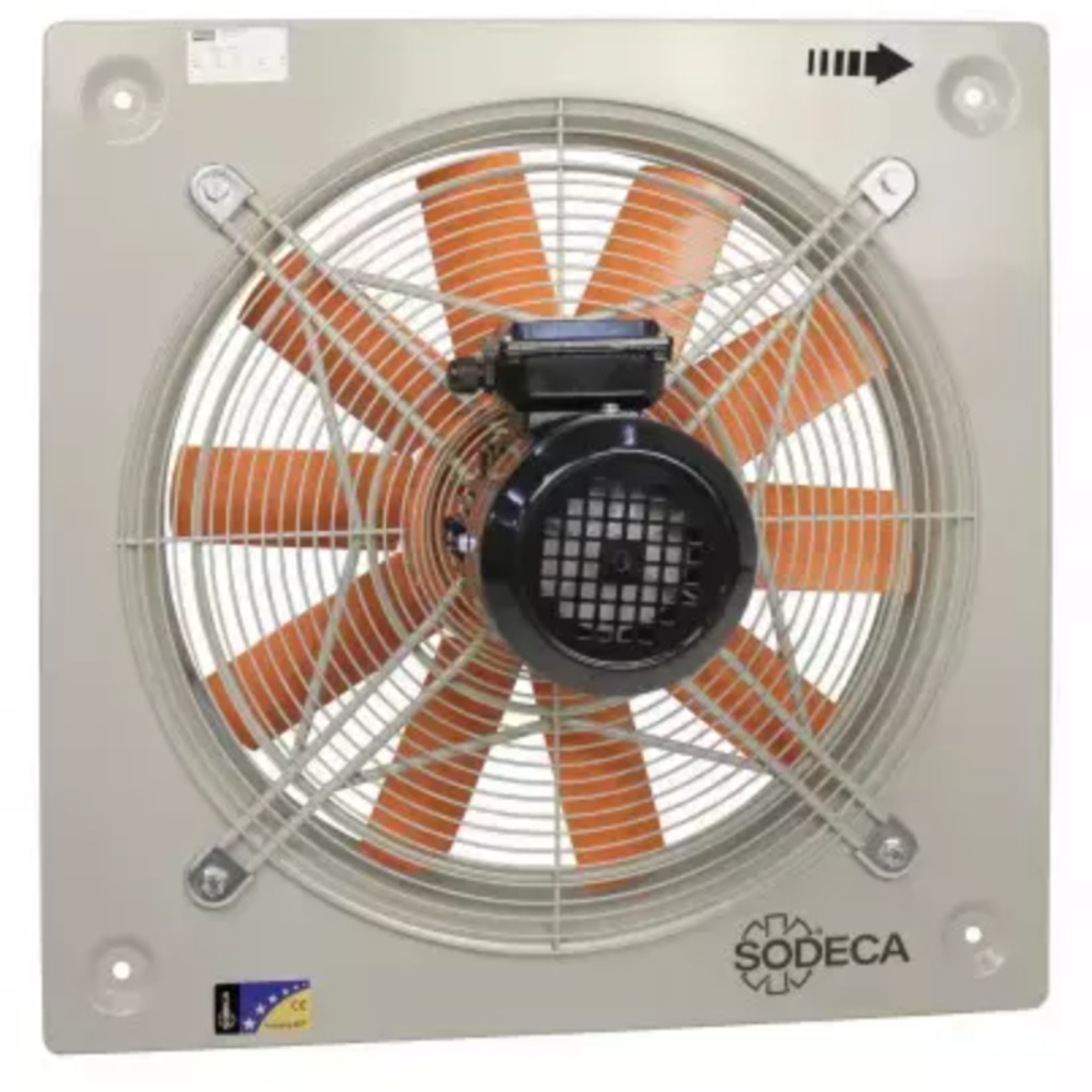 Ventilatore da parete elicoidale trifase Sodeca HC